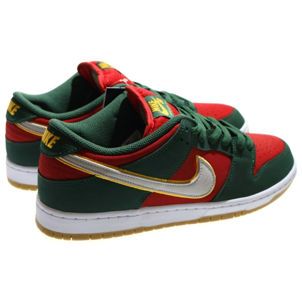 NIKE SB(ナイキエスビー) DUNK LOW Seattle Supersonics FZ1287-300 ダンク シアトル スーパーソニックス ローカットスニーカー レッド/グリーン US11/29cm