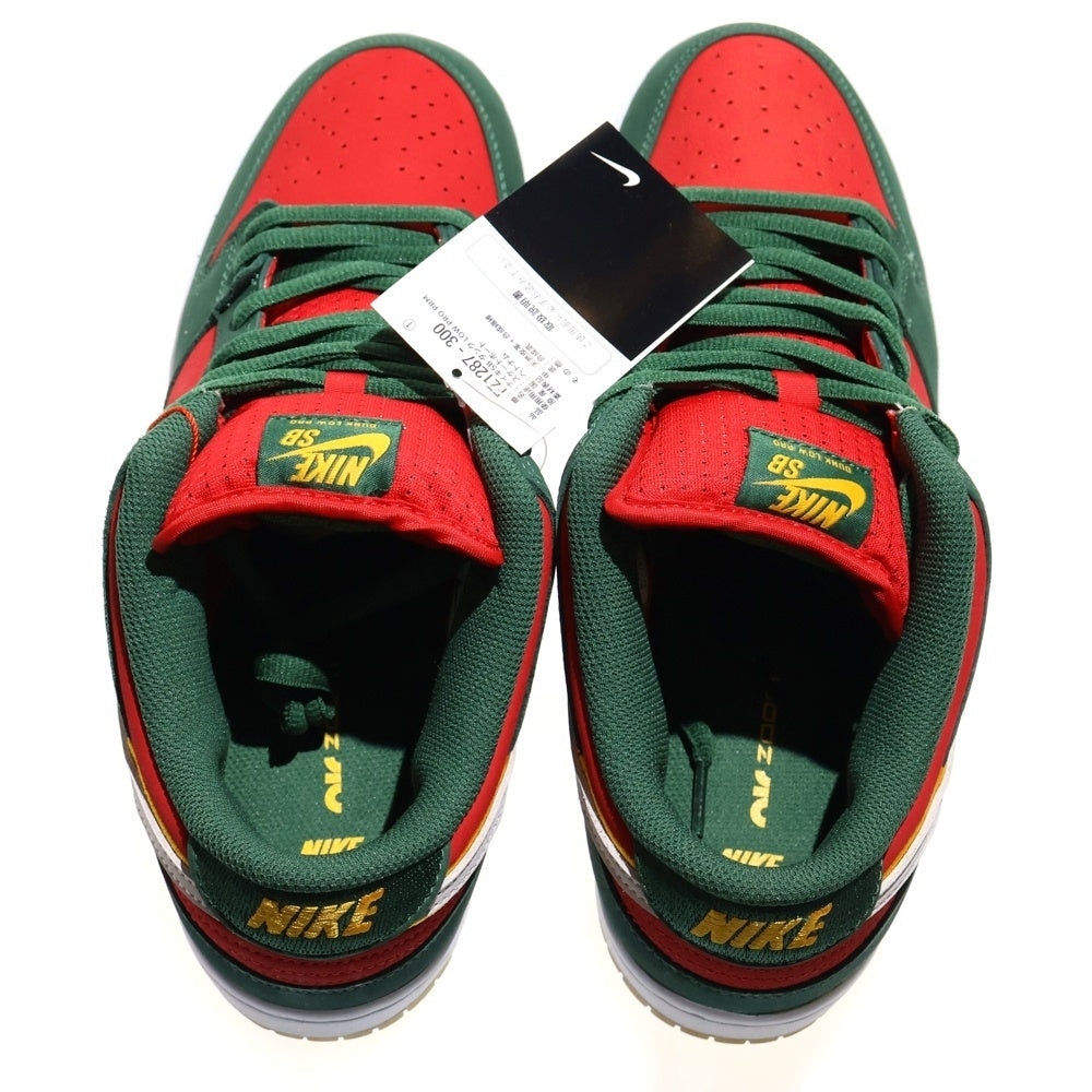 NIKE SB(ナイキエスビー) DUNK LOW Seattle Supersonics FZ1287-300 ダンク シアトル スーパーソニックス ローカットスニーカー レッド/グリーン US11/29cm
