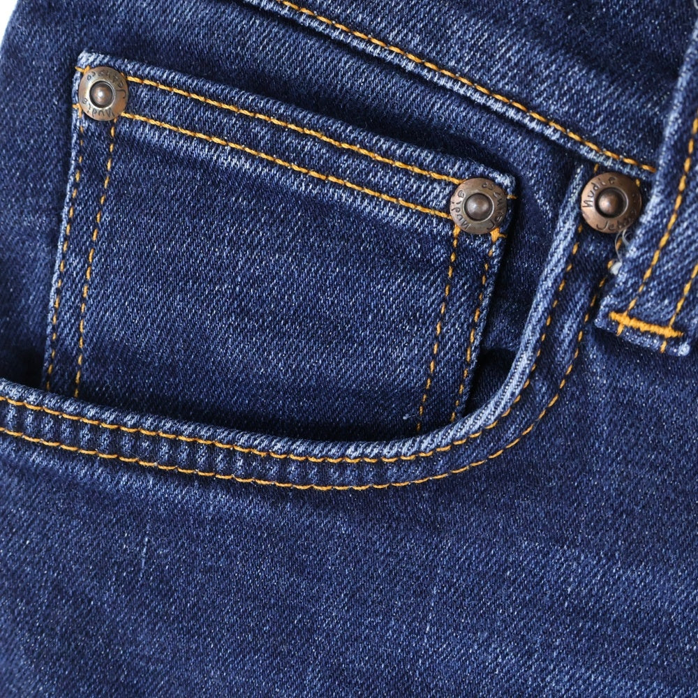 nudie jeans(ヌーディージーンズ) Denim Pant SE556628927701 ロゴパッチ デニムパンツ ジーンズ インディゴ