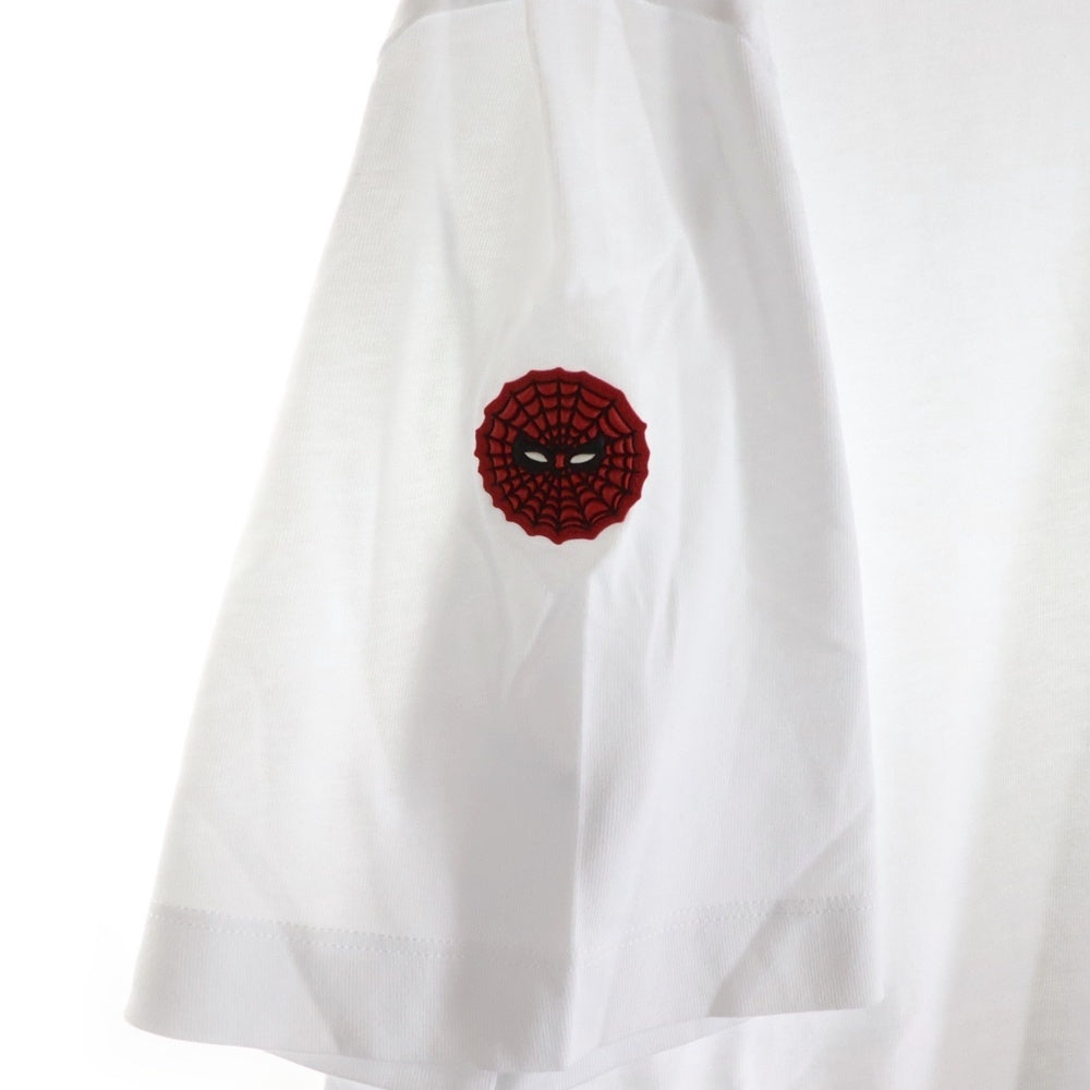 MONCLER(モンクレール) 22AW ×SPIDERMAN SS TSHIRT H20918C00005 ×スパイダーマン クルーネック半袖Tシャツカットソー ホワイト