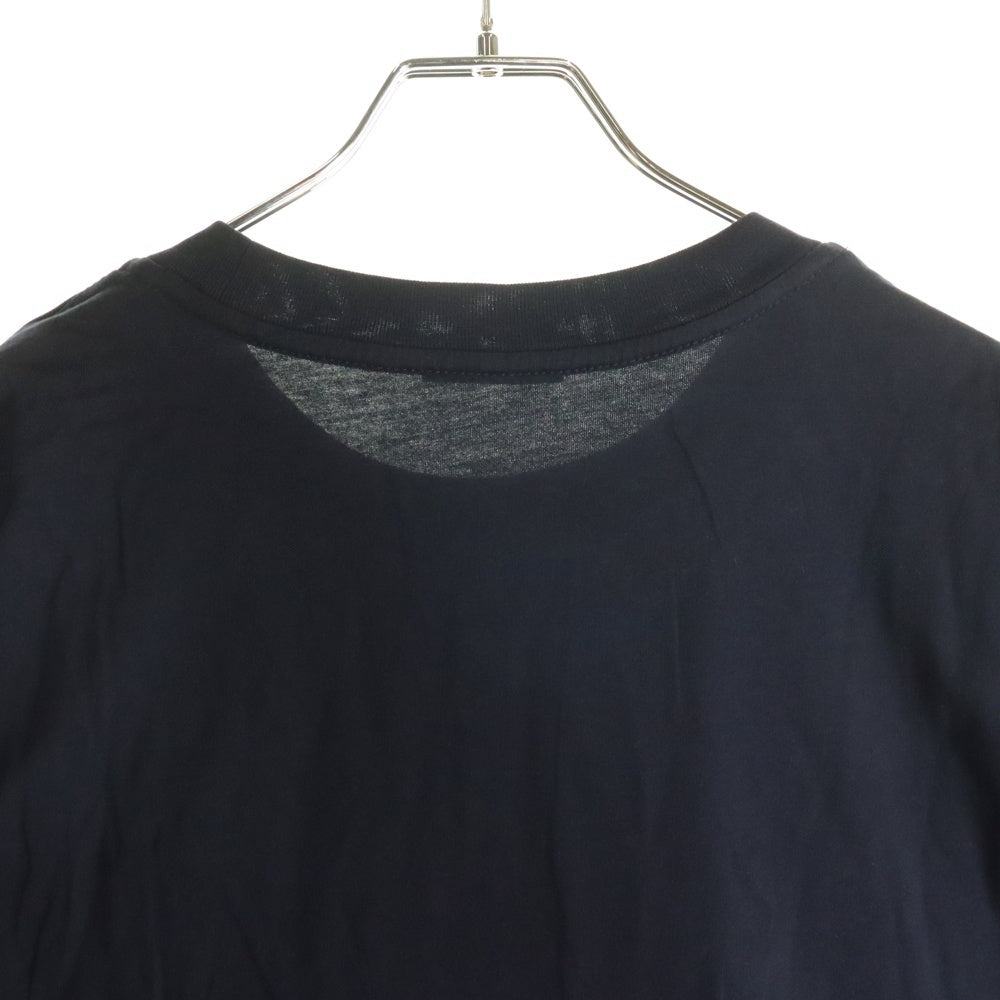 MONCLER(モンクレール) SS TSHIRT K10918C00058 フロントロゴ クルーネック半袖Tシャツカットソー ネイビー