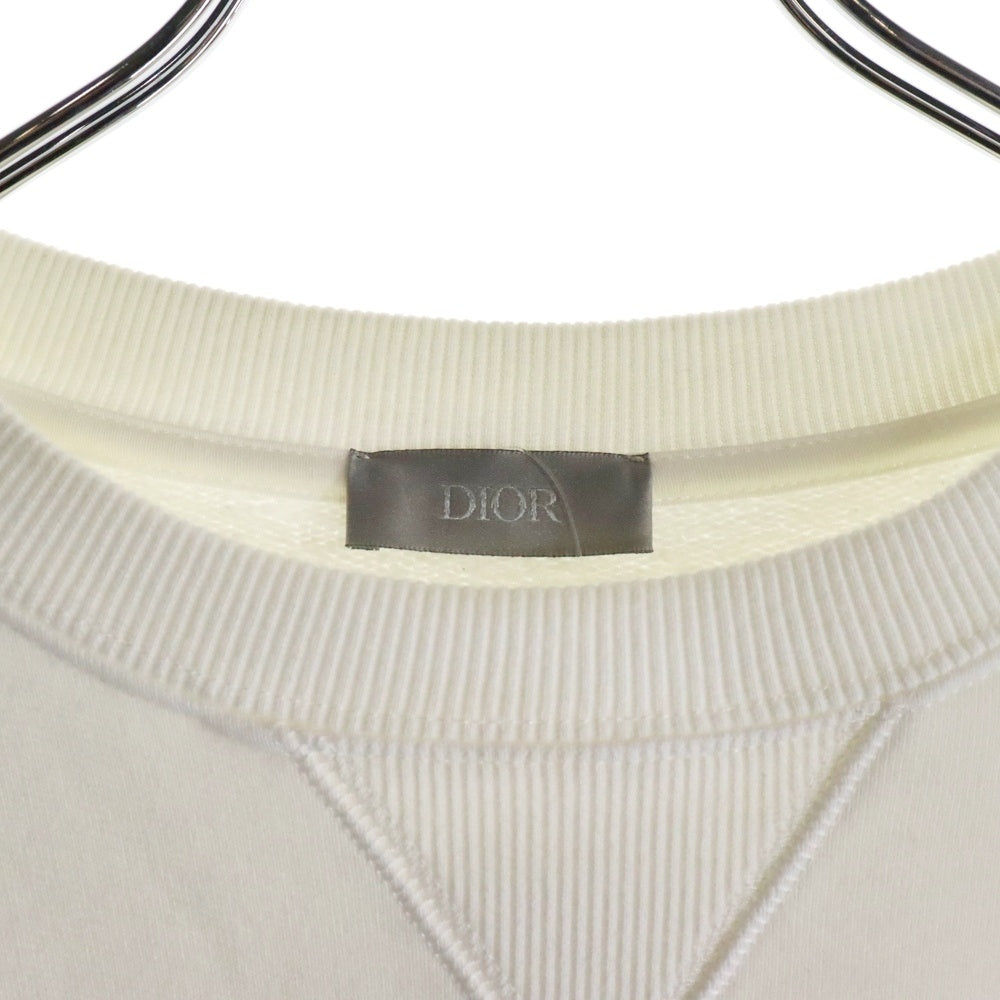 DIOR(ディオール) 21AW ×Kenny Scharf Oversized Sweatshirt 193J687B0531 ×ケニーシャーフ オーバーサイズ クルーネックスウェットトレーナー ホワイト