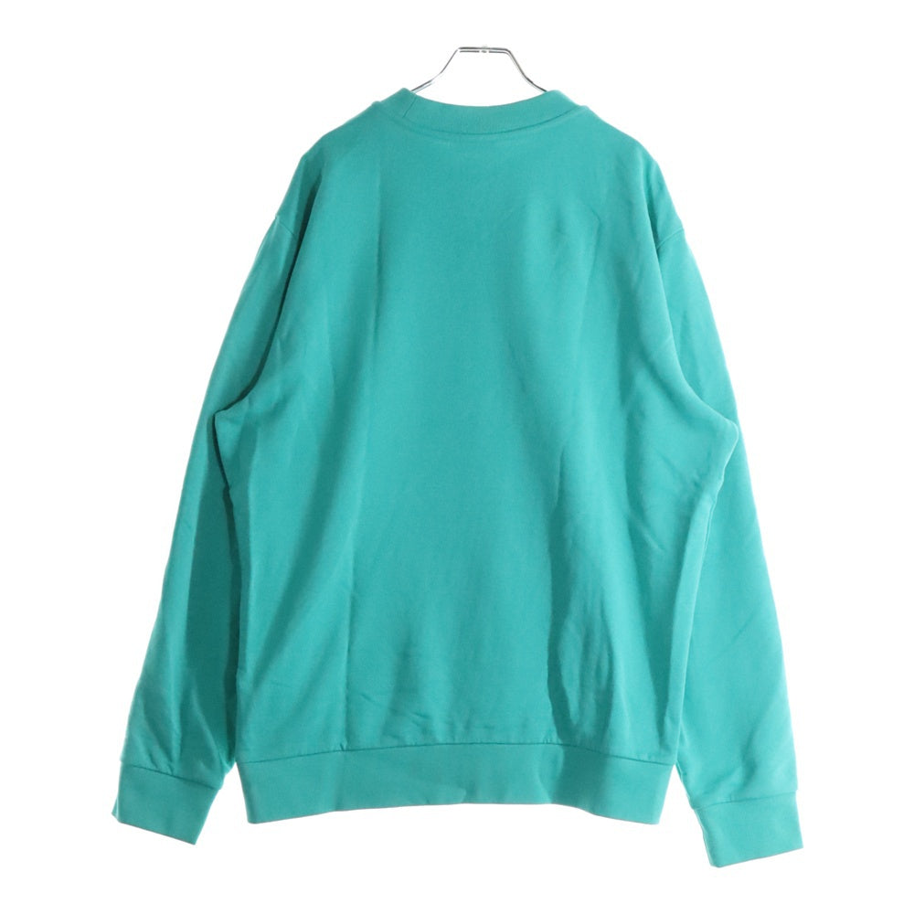 MONCLER(モンクレール) Logo Patch SWEATSHIRT H10918G00051 ロゴワッペン クルーネックスウェットトレーナー グリーン