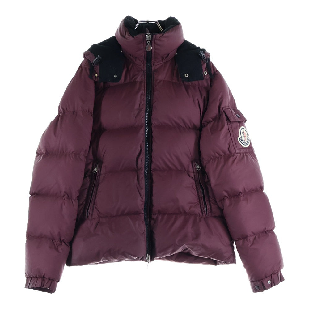 MONCLER(モンクレール) HIMALAYA ヒマラヤ 袖ロゴパッチ ジップアップダウンジャケット ボルドー 44342
