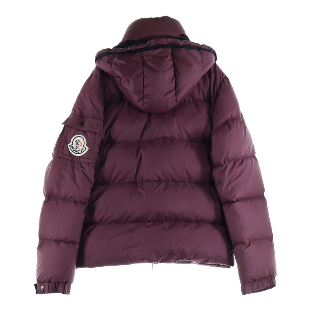 MONCLER(モンクレール) HIMALAYA ヒマラヤ 袖ロゴパッチ ジップアップダウンジャケット ボルドー 44342