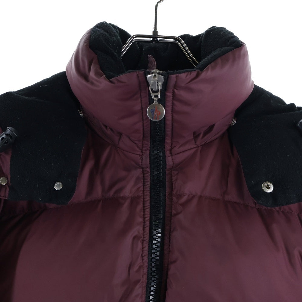 MONCLER(モンクレール) HIMALAYA ヒマラヤ 袖ロゴパッチ ジップアップダウンジャケット ボルドー 44342