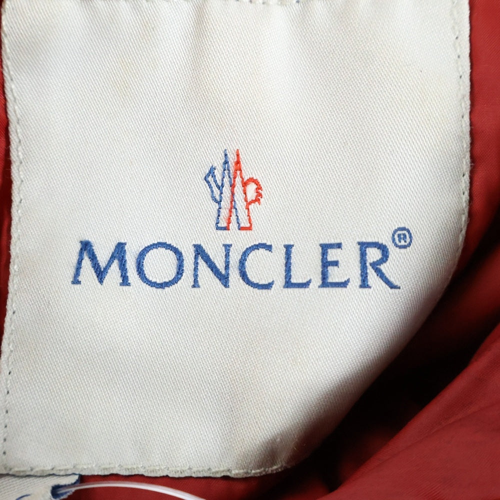 MONCLER(モンクレール) HIMALAYA ヒマラヤ 袖ロゴパッチ ジップアップダウンジャケット ボルドー 44342