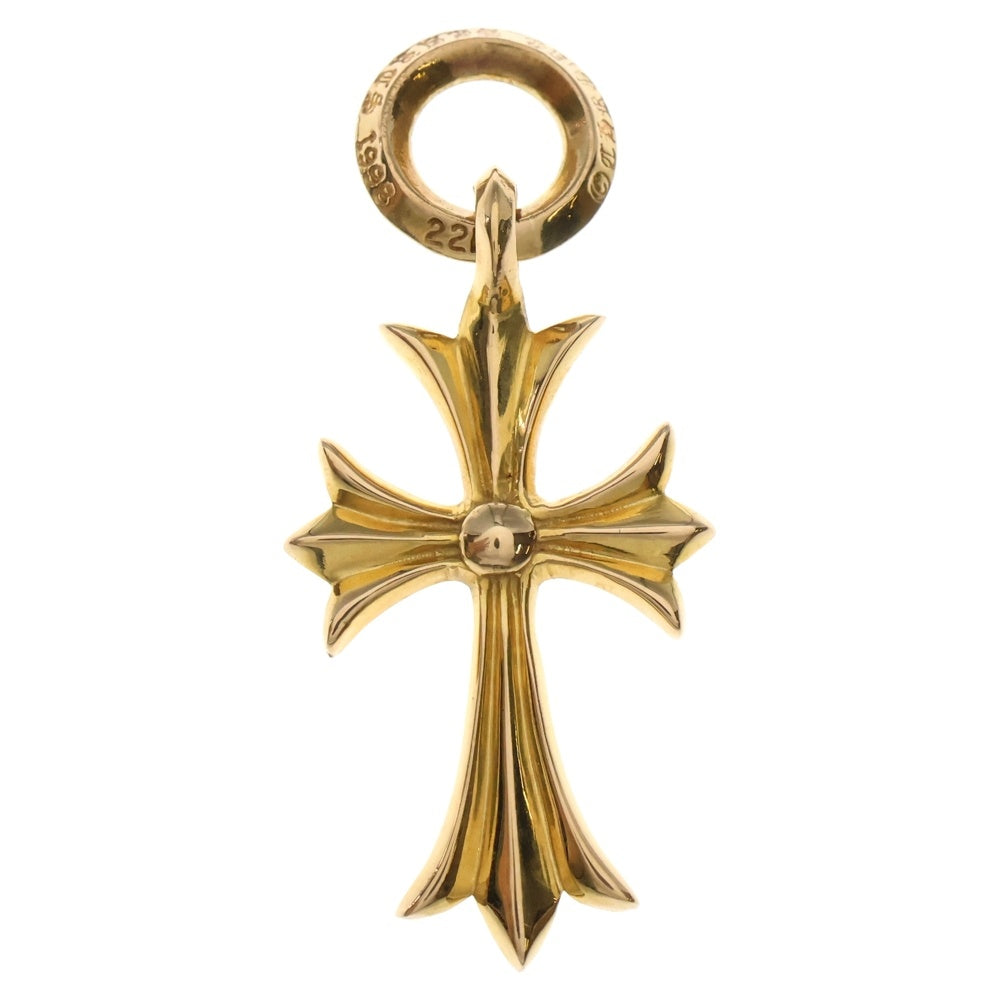 CHROME HEARTS(クロムハーツ) 22K TINY CH CROSS タイニーCHクロス ペンダントトップ ゴールド BCA051