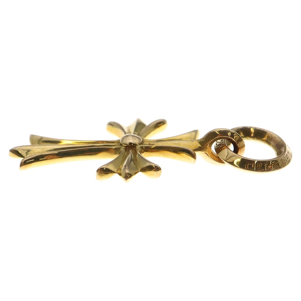 CHROME HEARTS(クロムハーツ) 22K TINY CH CROSS タイニーCHクロス ペンダントトップ ゴールド BCA051
