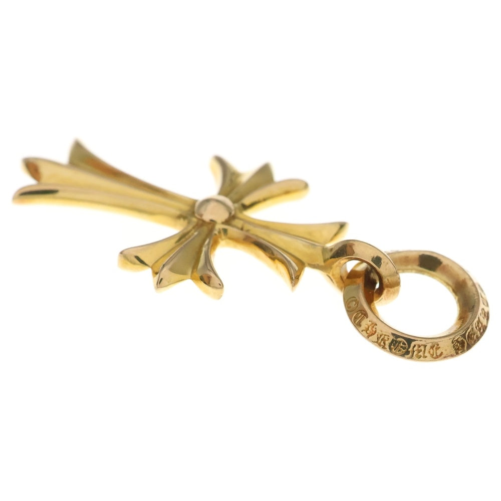CHROME HEARTS(クロムハーツ) 22K TINY CH CROSS タイニーCHクロス ペンダントトップ ゴールド BCA051
