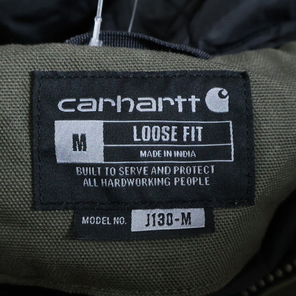 CARHARTT(カーハート) WASHED DUCK INSULATED ACTIVE JACKET J130-M アクティブ ジップアップ フーデッド ダックジャケット カーキ