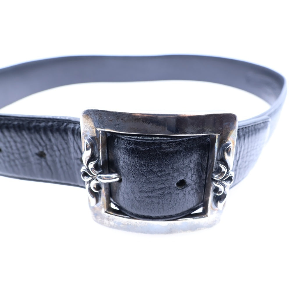 CHROME HEARTS(クロムハーツ) BLT FILIGREE OTJ フィリグリーOTJバックル レザーベルト シルバー BCA355