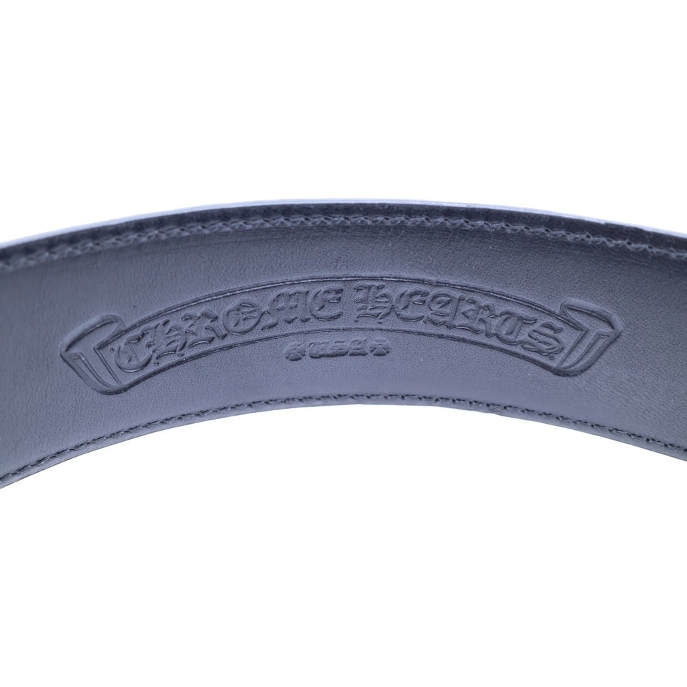 CHROME HEARTS(クロムハーツ) BLT FILIGREE OTJ フィリグリーOTJバックル レザーベルト シルバー BCA355