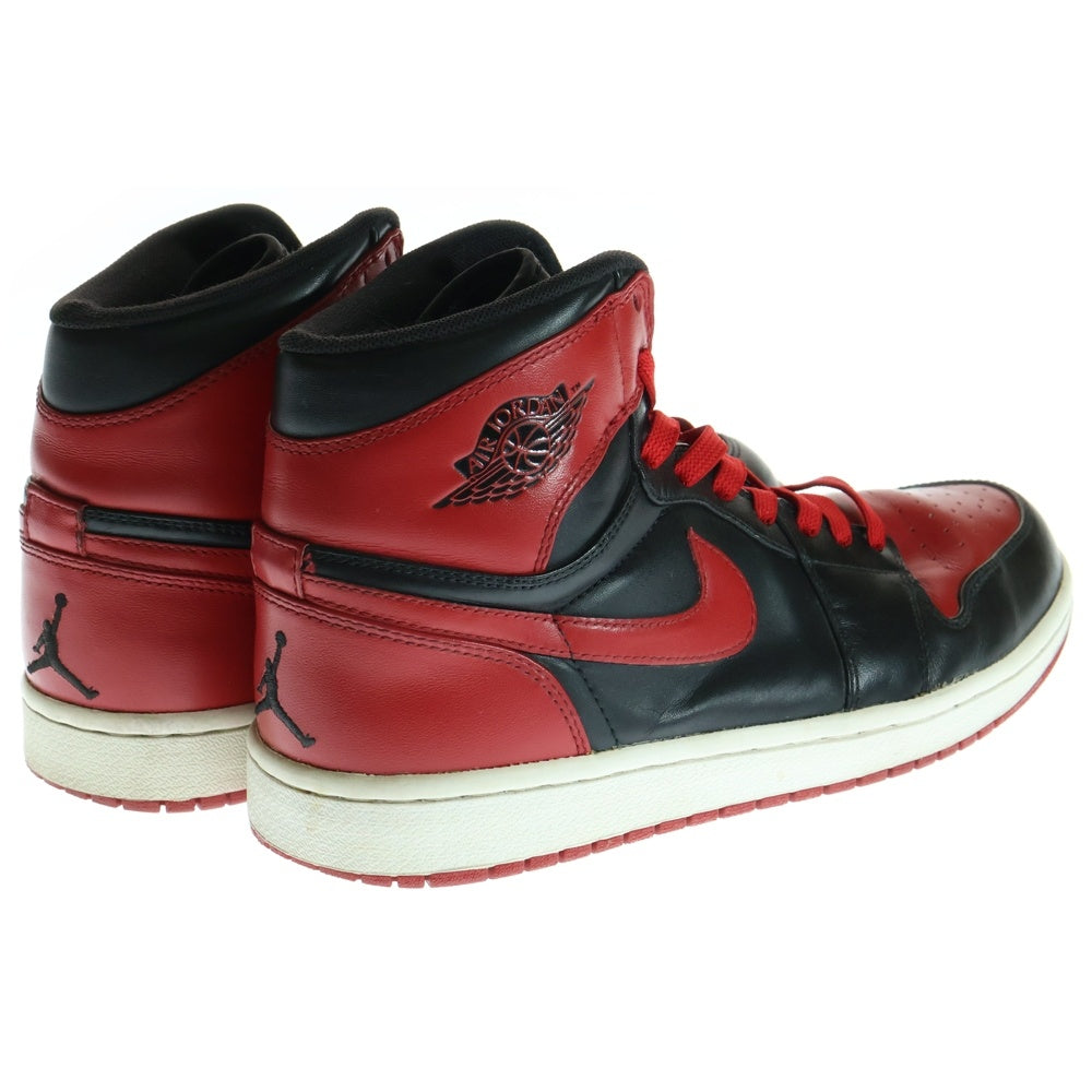 NIKE(ナイキ) AIR JORDAN 1 RETRO HIGH 332550-061 エアジョーダン 1 レトロハイ ハイカットスニーカー シューズ レッド/ブラック US9.5/27.5cm