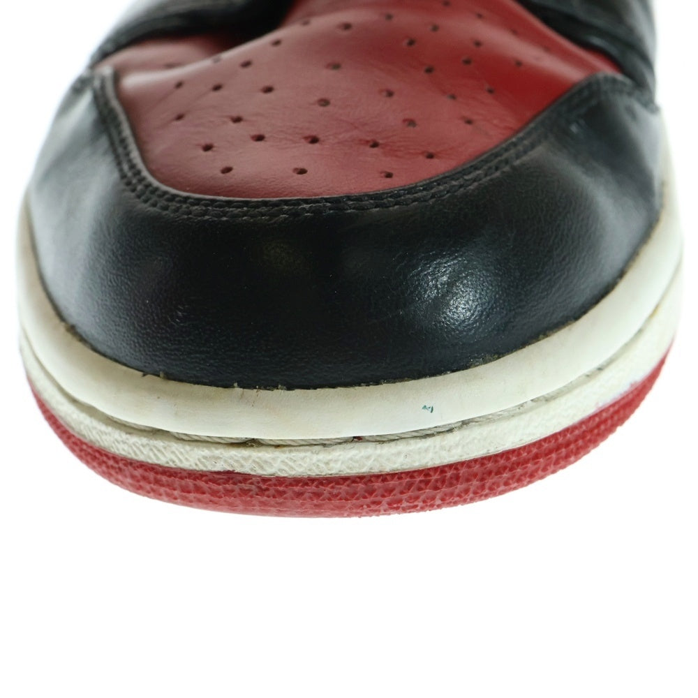 NIKE(ナイキ) AIR JORDAN 1 RETRO HIGH 332550-061 エアジョーダン 1 レトロハイ ハイカットスニーカー シューズ レッド/ブラック US9.5/27.5cm