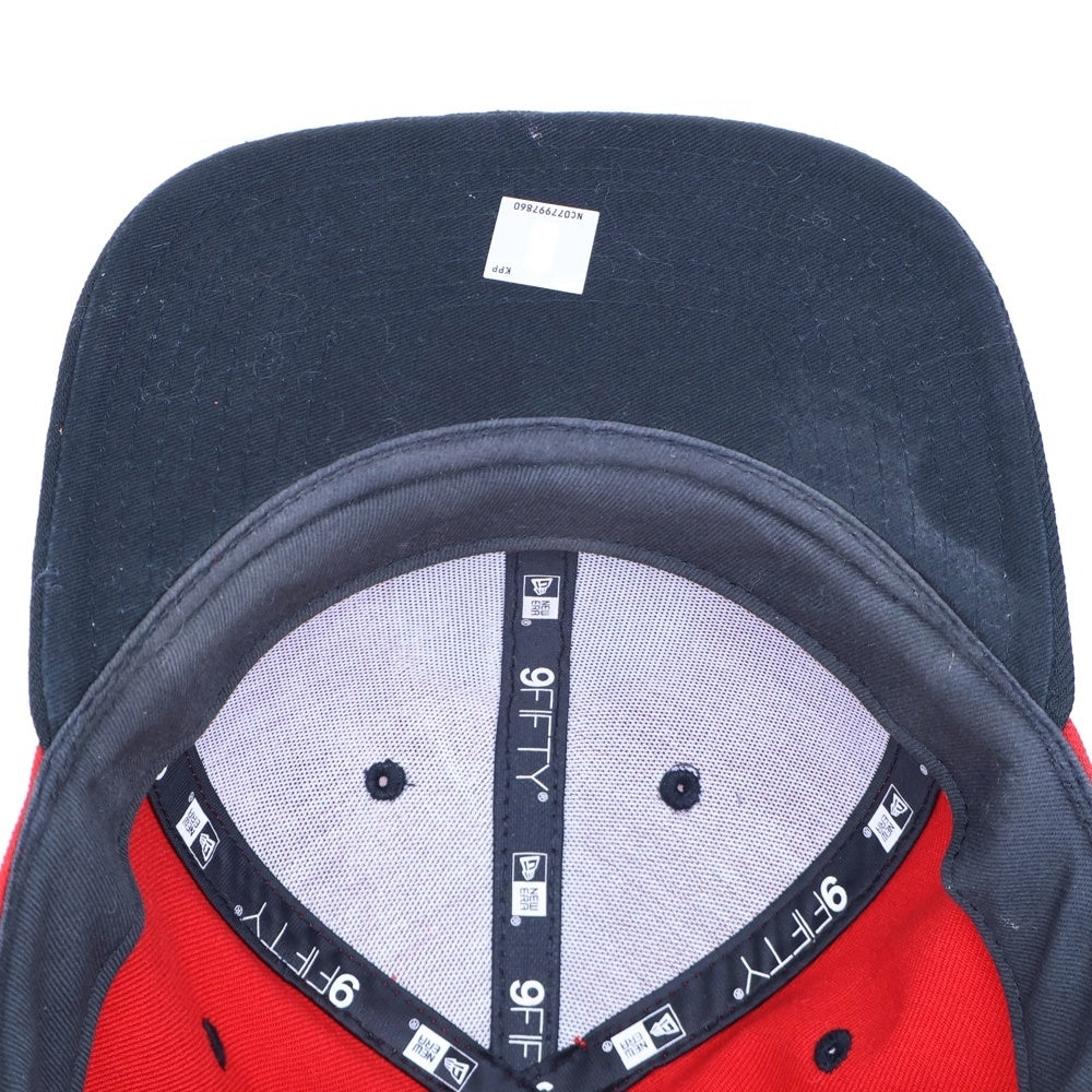 NEW ERA(ニューエラ) 9FIFTY シカゴブルズ スナップバック ベースボールキャップ 帽子 レッド/ブラック