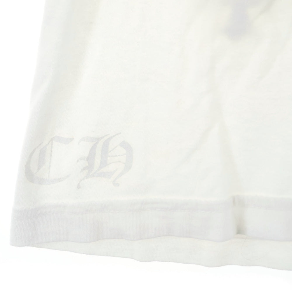 CHROME HEARTS(クロムハーツ) Yellow Made In Hollywood イエロー メイドインハリウッド プリント半袖Tシャツ 半袖カットソー ホワイト