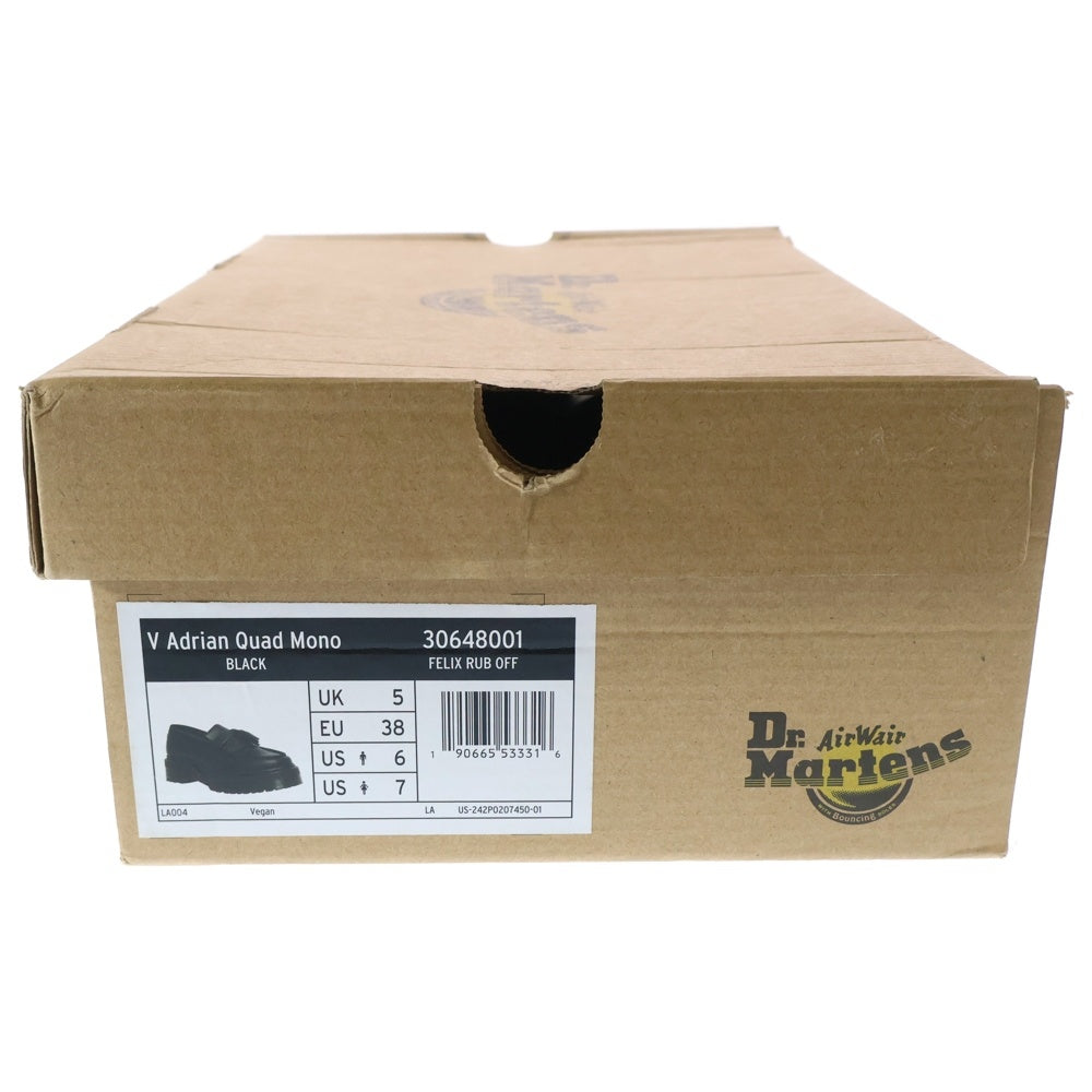 Dr.Martens(ドクターマーチン) VEGAN ADRIAN FELIX PLATFORM TASSEL LOAFERS 30648001 ビーガン エイドリアン フェリックスプラットフォームローファー シューズ ブラック レディース
