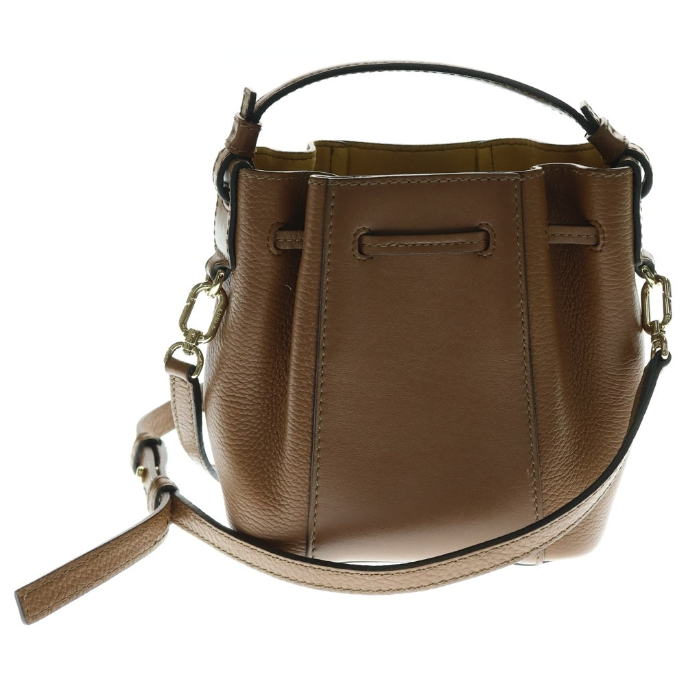 FURLA(フルラ) FURLA MIASTELLA MINI 8050597097534 バケットレザーショルダーバッグ ブラウン レディース