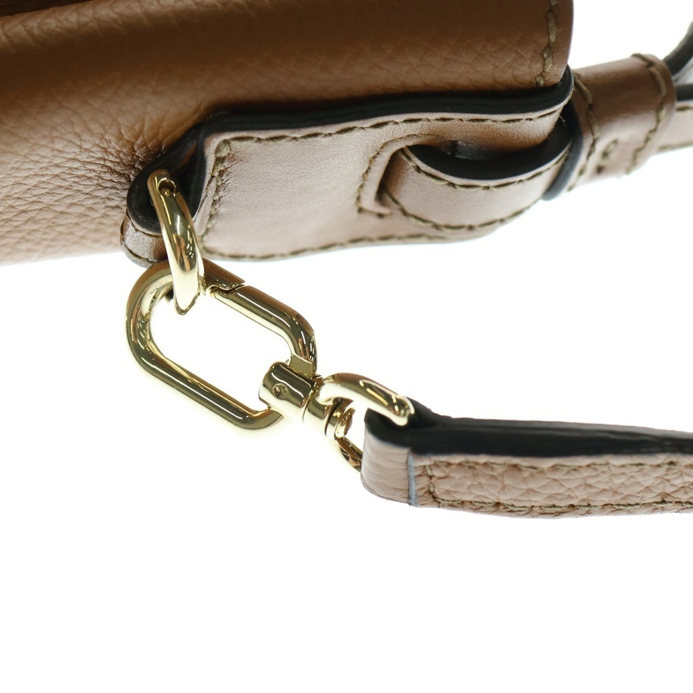 FURLA(フルラ) FURLA MIASTELLA MINI 8050597097534 バケットレザーショルダーバッグ ブラウン レディース