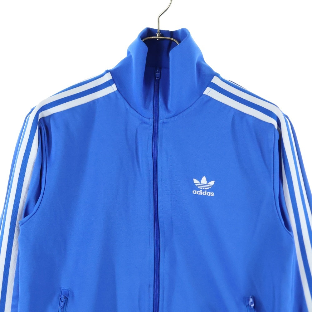 adidas Originals(アディダスオリジナルス) Beckenbauer Primeblue Track Jacket H09113 ラインジップアップトラックジャケット ブルー レディース