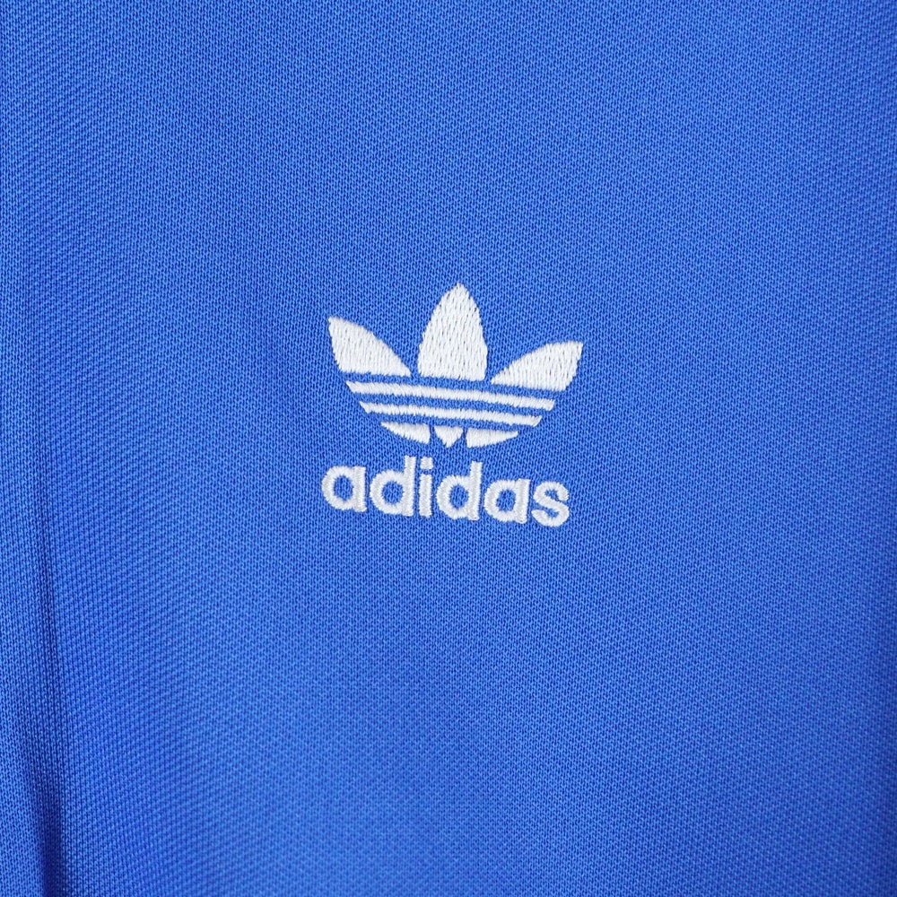 adidas Originals(アディダスオリジナルス) Beckenbauer Primeblue Track Jacket H09113 ラインジップアップトラックジャケット ブルー レディース