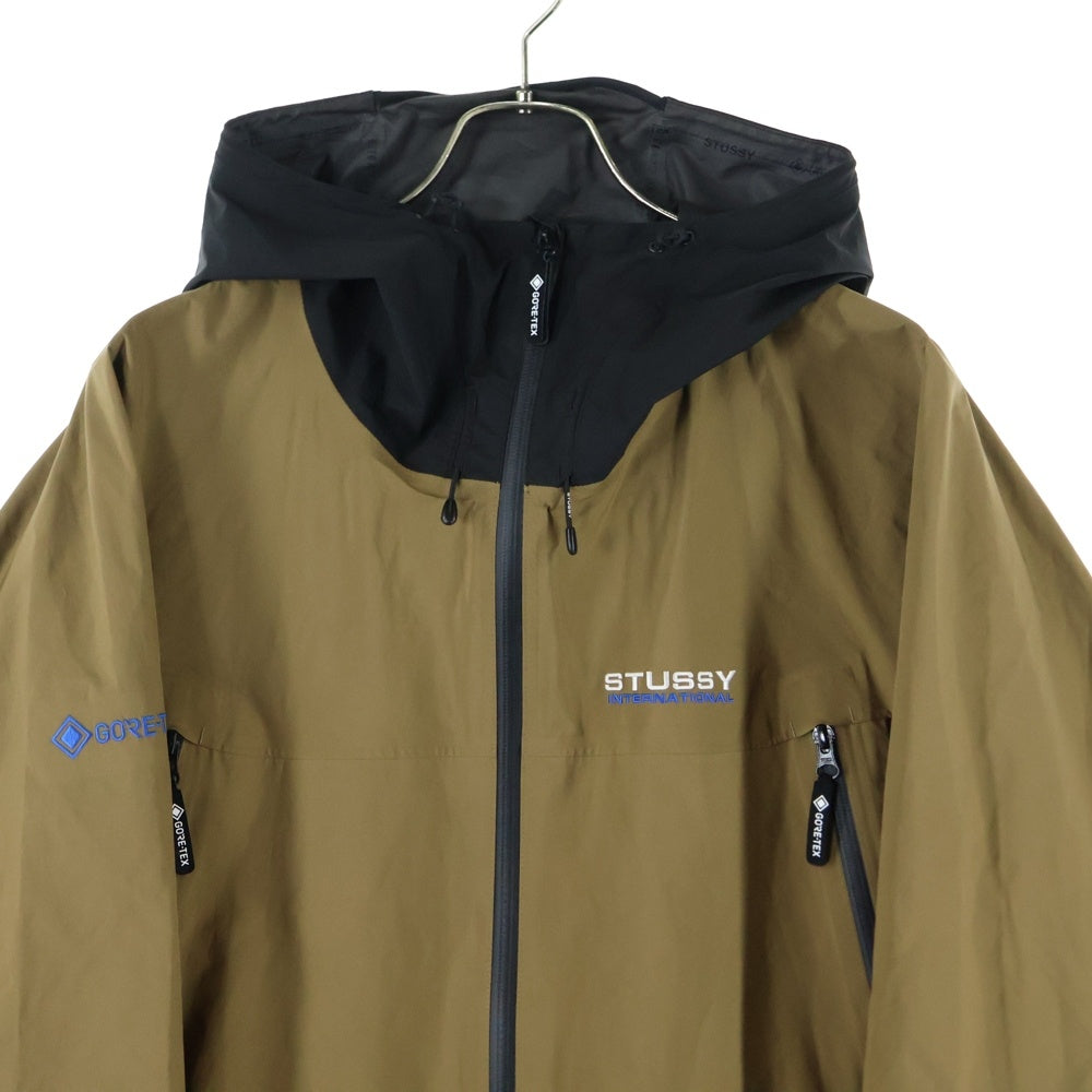 STUSSY(ステューシー) ×GORE-TEX RAINJACKET ゴアテックス フトレッキングウェア ロントジップアップジャケット ベージュ