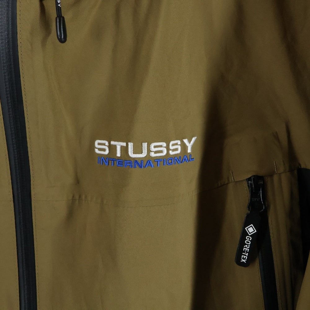 STUSSY(ステューシー) ×GORE-TEX RAINJACKET ゴアテックス フトレッキングウェア ロントジップアップジャケット ベージュ