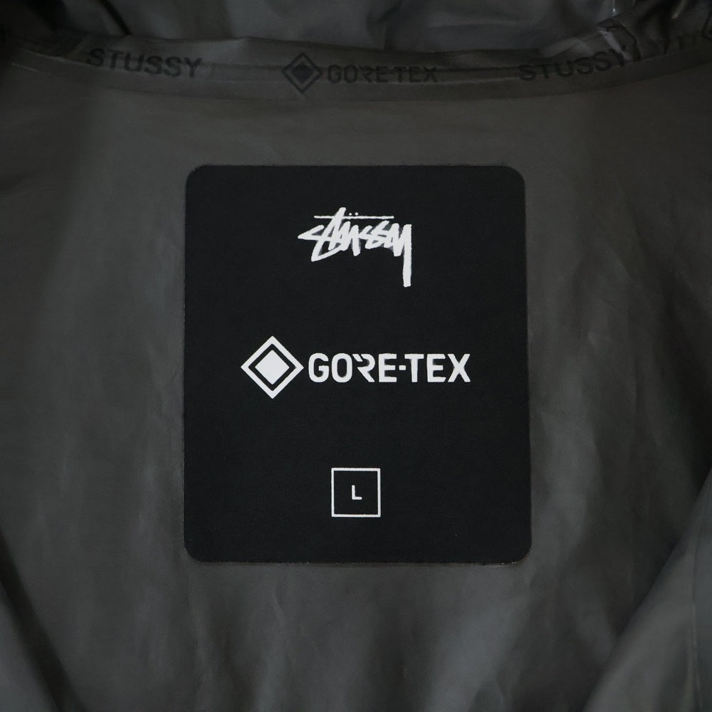 STUSSY(ステューシー) ×GORE-TEX RAINJACKET ゴアテックス フトレッキングウェア ロントジップアップジャケット ベージュ