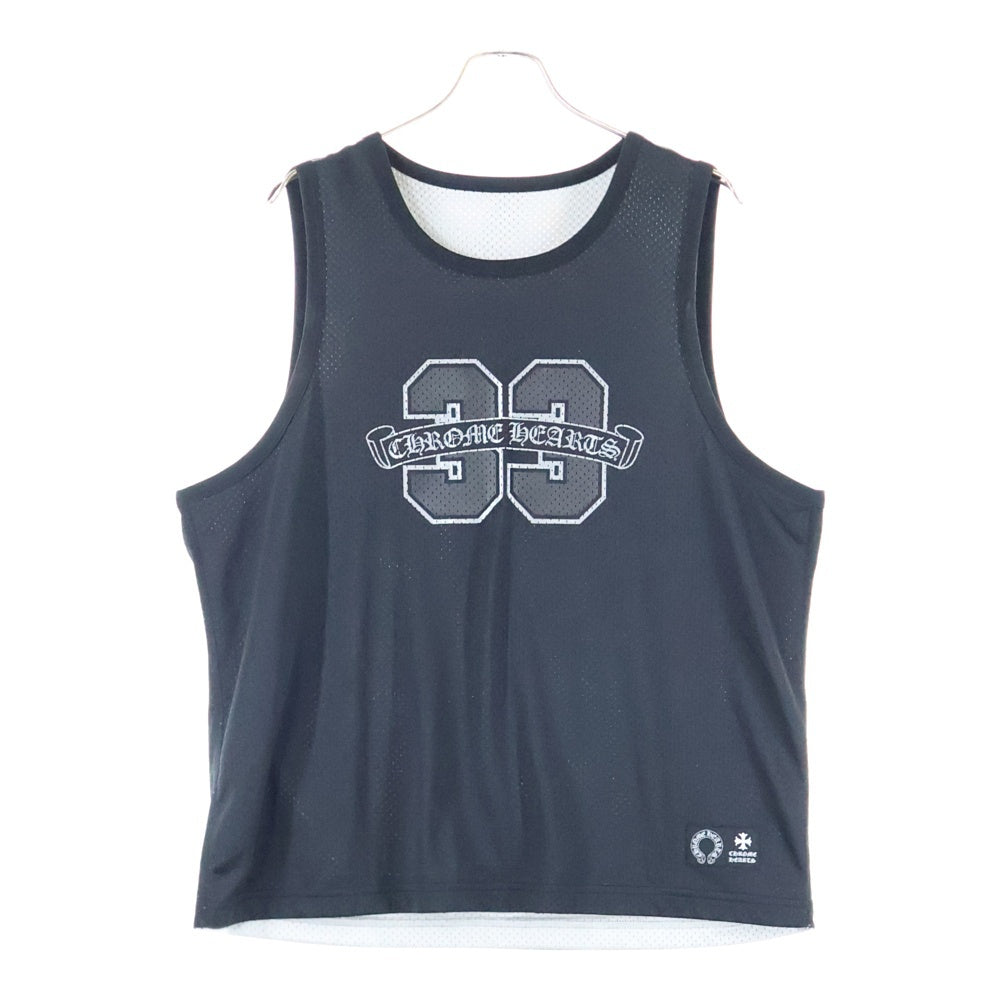 CHROME HEARTS(クロムハーツ) MESH WARM UP JERSEY リバーシブルCHロゴプリントメッシュタンクトップ