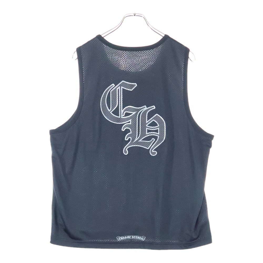 CHROME HEARTS(クロムハーツ) MESH WARM UP JERSEY リバーシブルCHロゴプリントメッシュタンクトップ