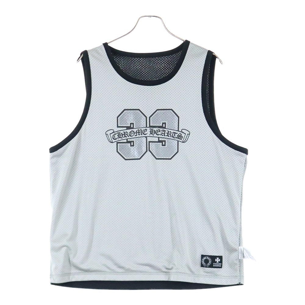 CHROME HEARTS(クロムハーツ) MESH WARM UP JERSEY リバーシブルCHロゴプリントメッシュタンクトップ