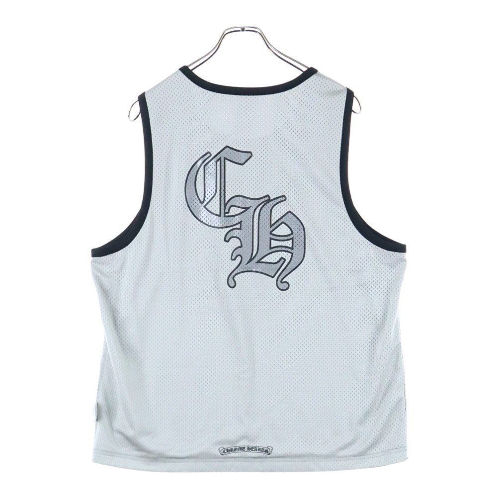 CHROME HEARTS(クロムハーツ) MESH WARM UP JERSEY リバーシブルCHロゴプリントメッシュタンクトップ