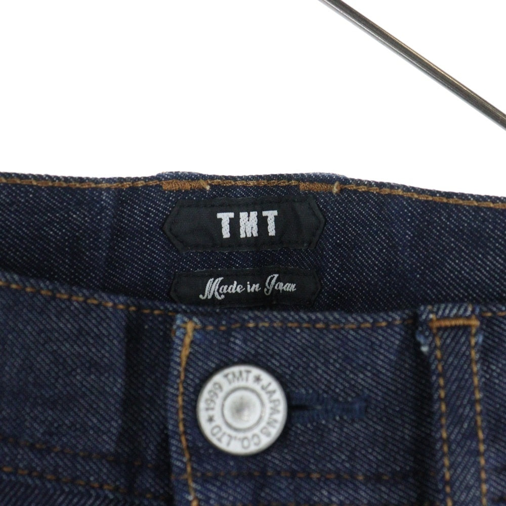 T.M.T(ティーエムティー) ストレートデニムパンツ ジーンズ ネイビー TPT-F1804