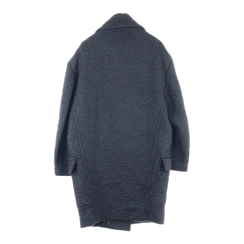 VALENTINO(ヴァレンティノ) Double Breasted Coat IV0CAG258U6 ウールPコート ブラック
