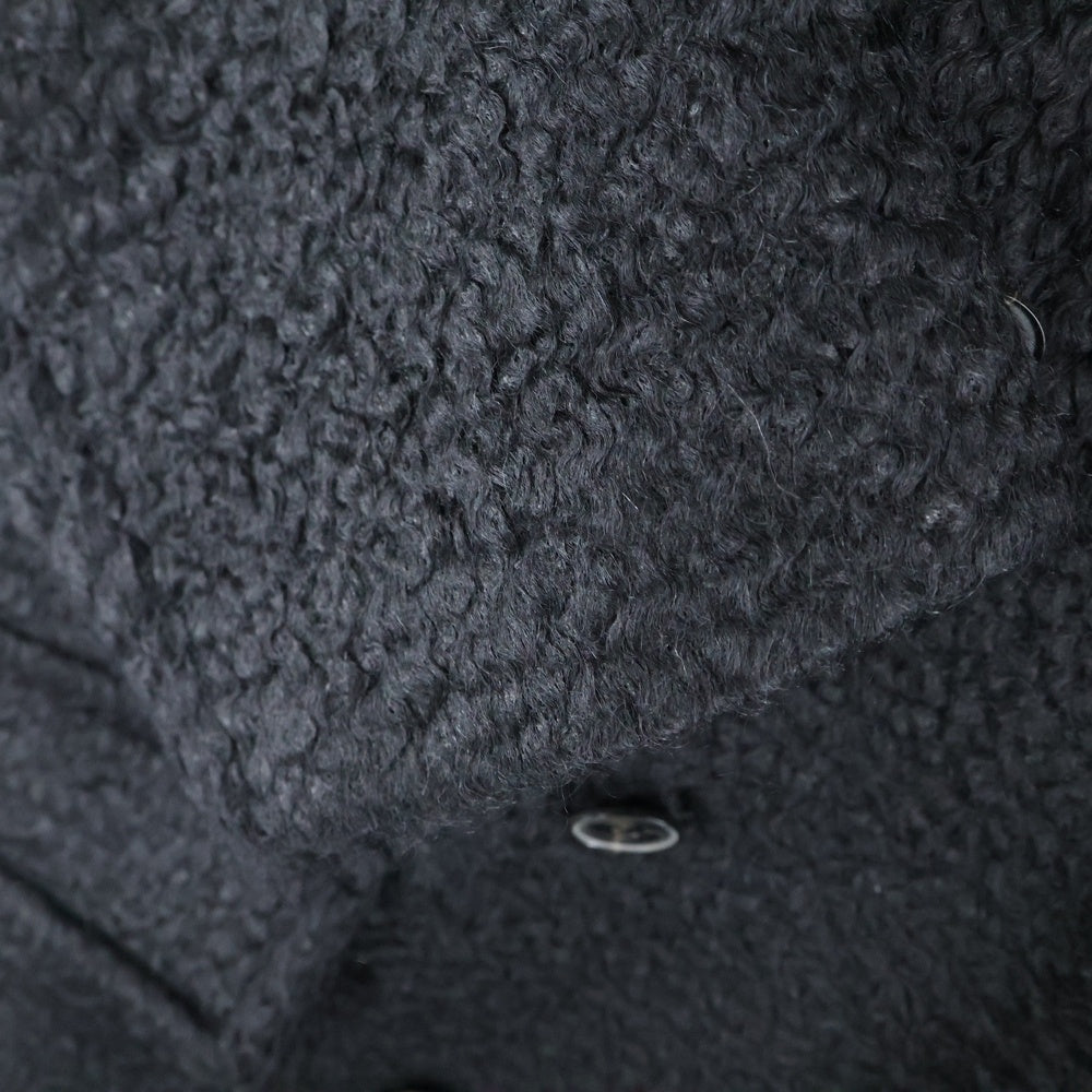 VALENTINO(ヴァレンティノ) Double Breasted Coat IV0CAG258U6 ウールPコート ブラック