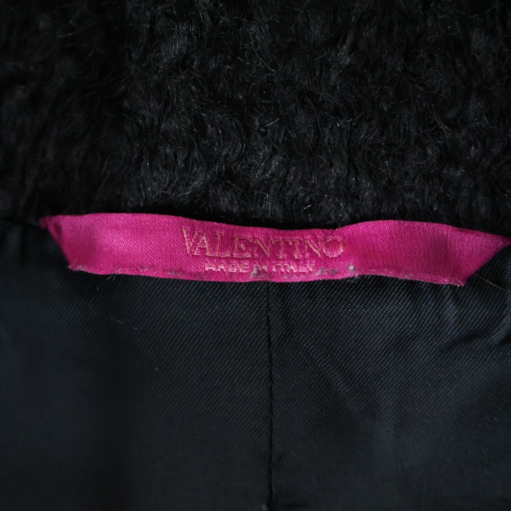 VALENTINO(ヴァレンティノ) Double Breasted Coat IV0CAG258U6 ウールPコート ブラック