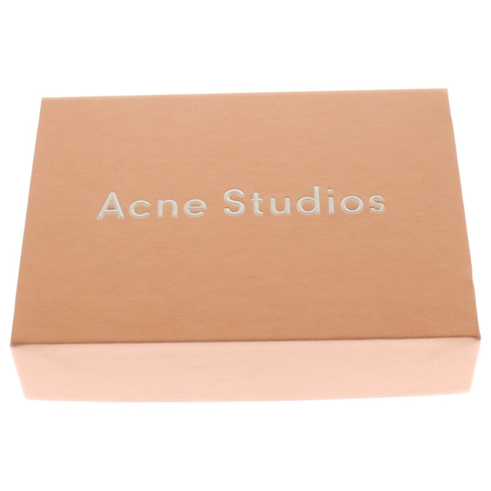Acne Studios(アクネ ストゥディオズ) Leather Card Case ロゴ レザーカードケース ブラック IT8JEFYVEOAE