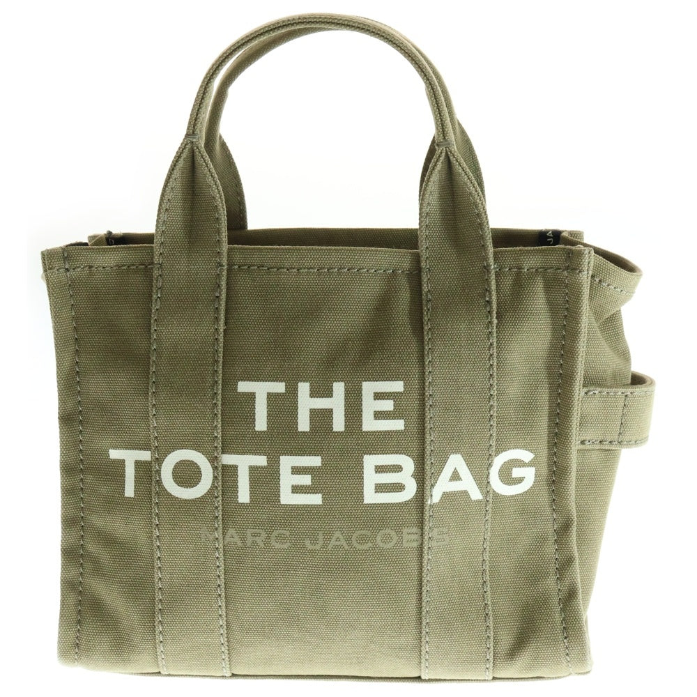 MARC JACOBS(マークジェイコブス) THE TOTE BAG QC-007641 ロゴ デニム トートバッグ ハンドバッグ ブラウン