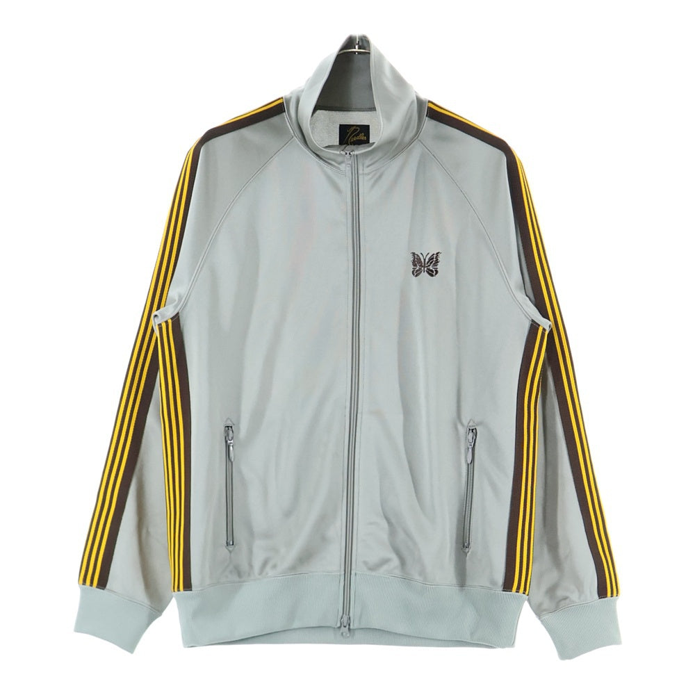 Needles(ニードルス) ×TAMANIWA TRACK JACKET タマニワ ロゴ刺繍トラックジャケット ジャージ グレー MR586