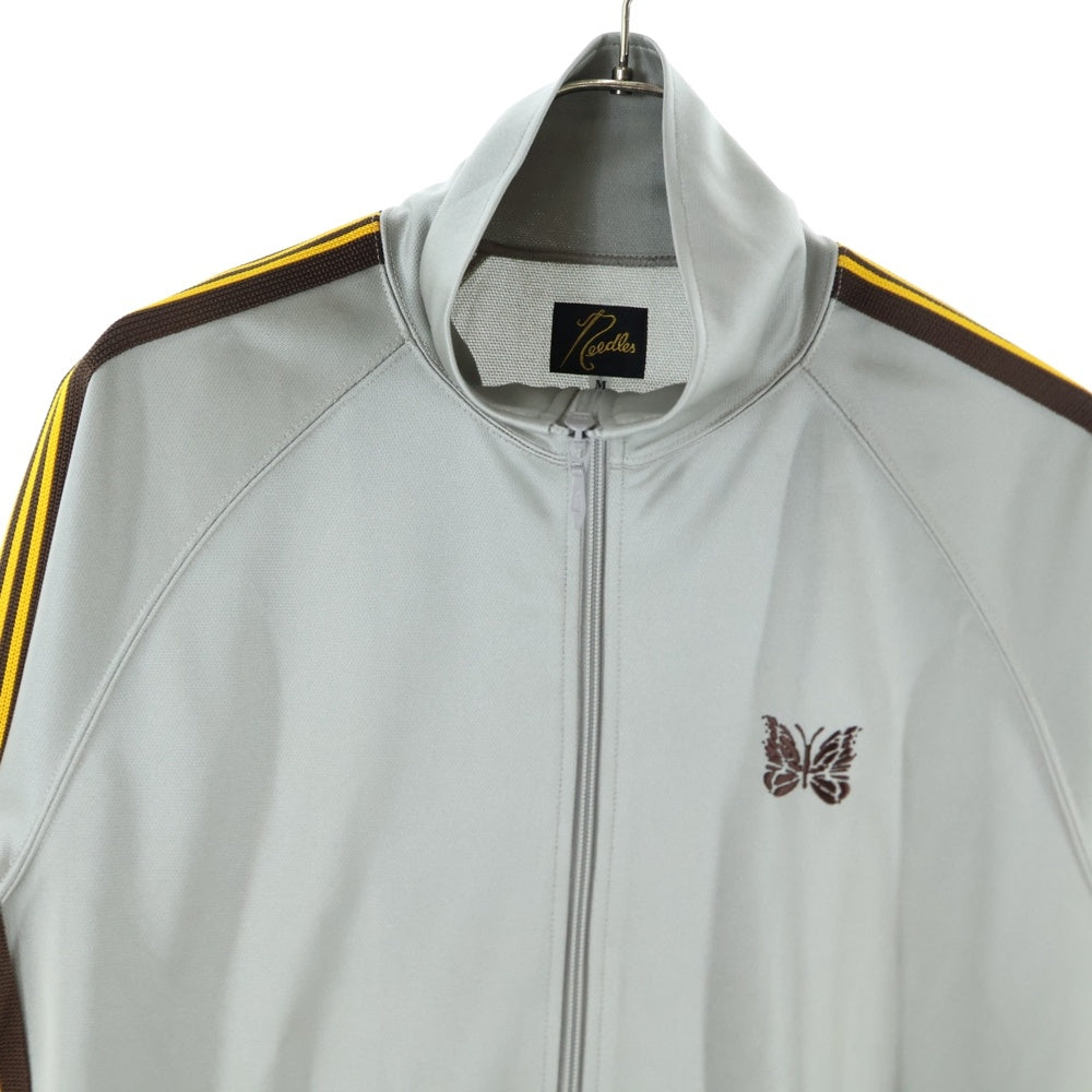 Needles(ニードルス) ×TAMANIWA TRACK JACKET タマニワ ロゴ刺繍トラックジャケット ジャージ グレー MR586