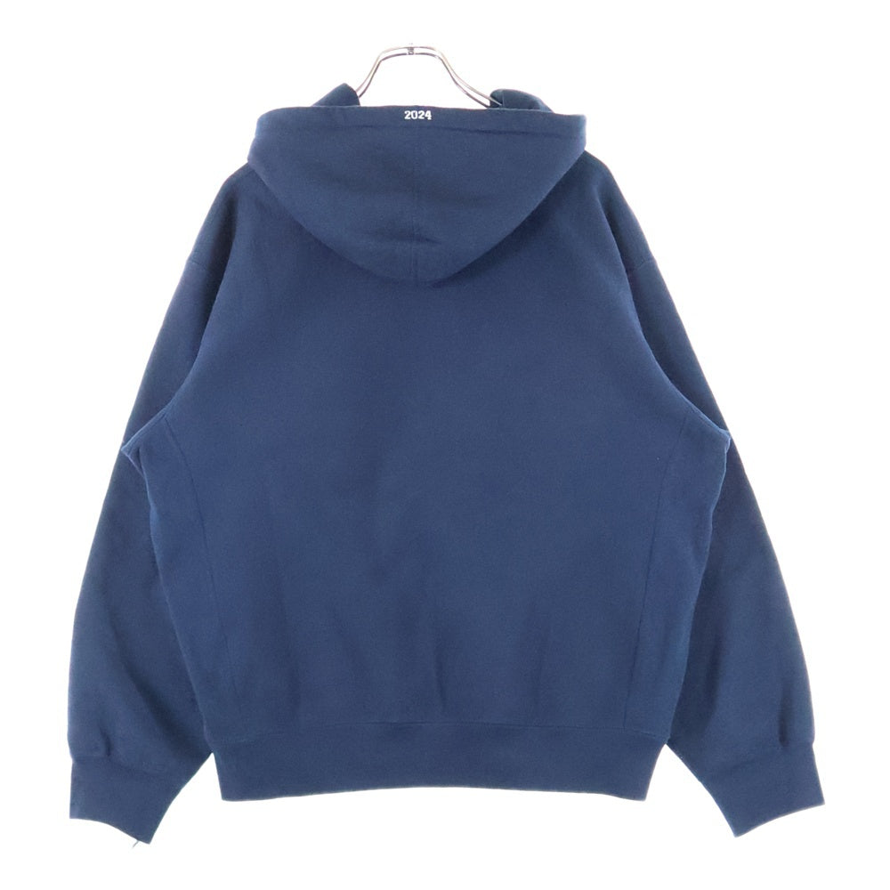 SUPREME(シュプリーム) 24AW Box Logo Hooded Sweatshirt ボックスロゴプルオーバースウェットパーカー フーディー ネイビー