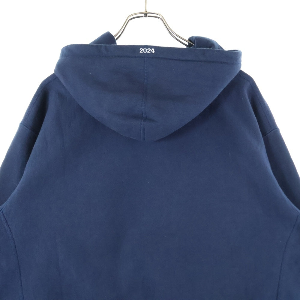 SUPREME(シュプリーム) 24AW Box Logo Hooded Sweatshirt ボックスロゴプルオーバースウェットパーカー フーディー ネイビー