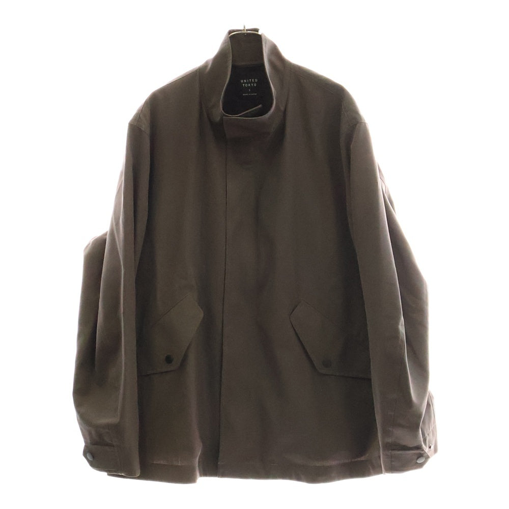 UNITED TOKYO(ユナイテッド トウキョウ) VISTO WOOL 2WAY スタンドモッズブルゾン ジップアップジャケット グレー 134550001