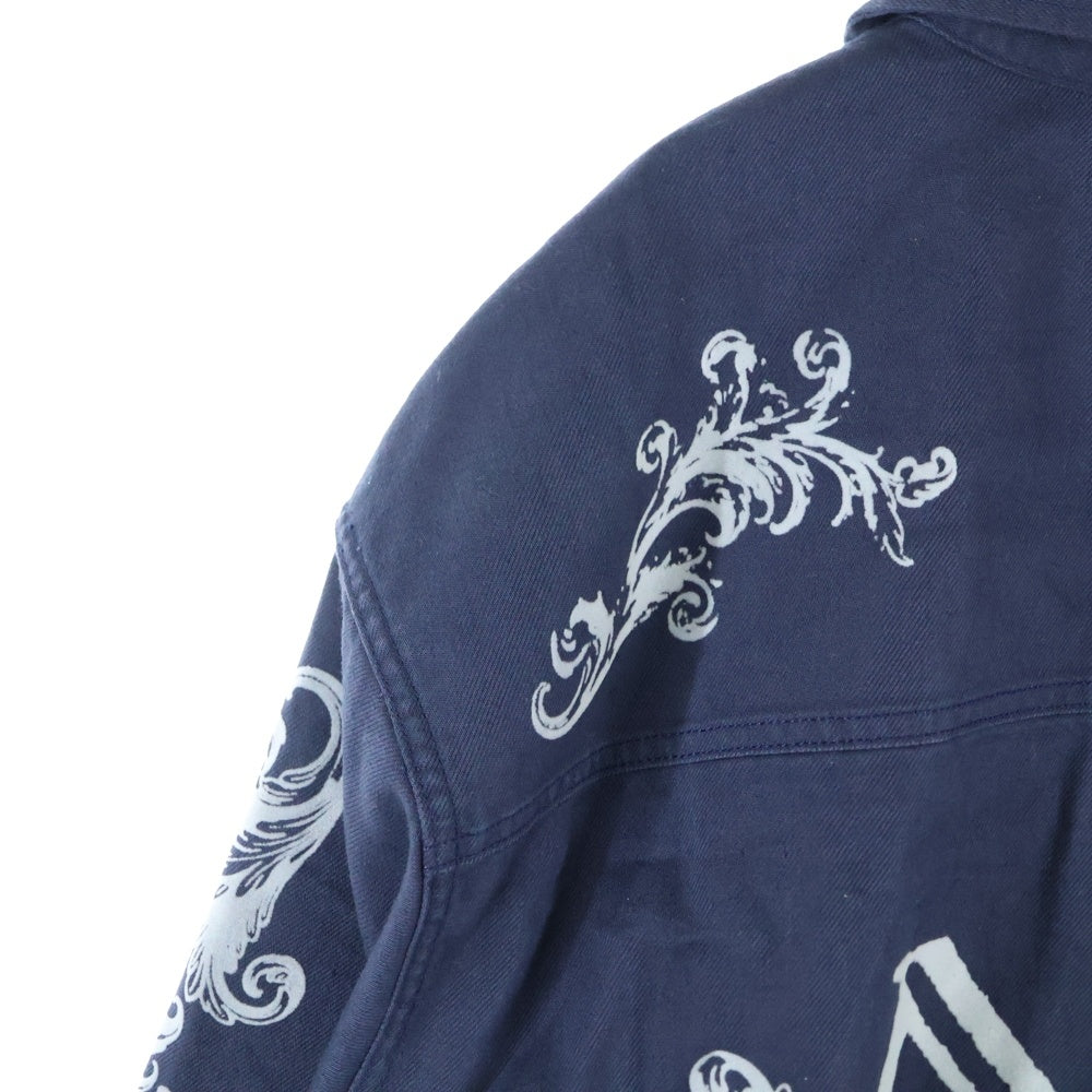 KITH(キス) NY Symbols Graphic Apollo Shirt 25‐050‐060‐0022-3‐0 NYシンボル グラフィック アポロ 長袖シャツ ネイビー