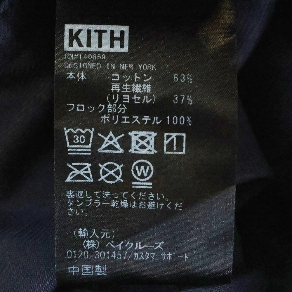 KITH(キス) NY Symbols Graphic Apollo Shirt 25‐050‐060‐0022-3‐0 NYシンボル グラフィック アポロ 長袖シャツ ネイビー