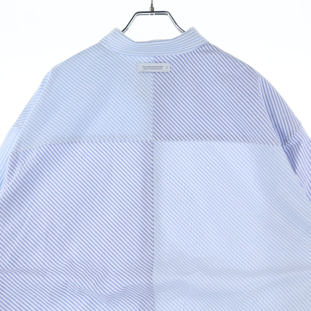 WTAPS(ダブルタップス) OXFORD Stripe L/S Shirt 251TQDT-SHM05 オックスフォード ストライプ 長袖シャツ ブルー