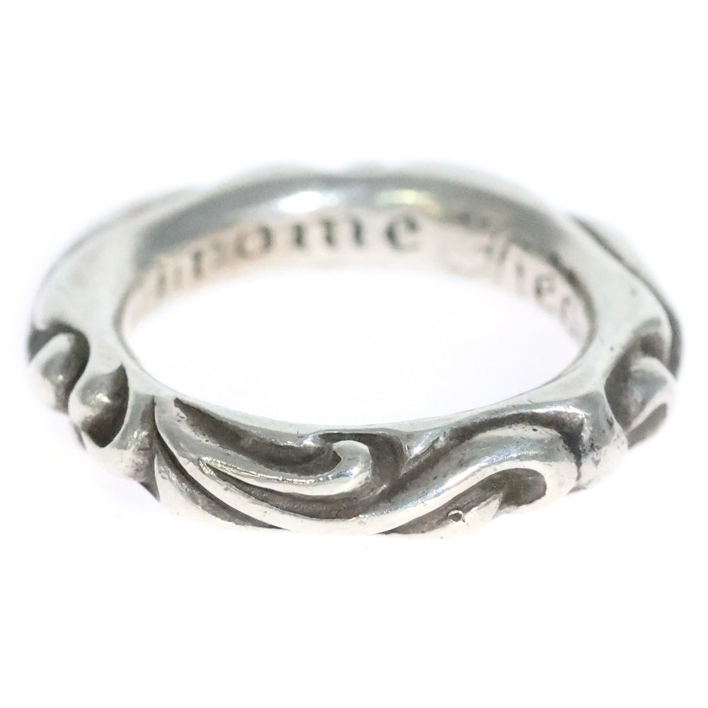 CHROME HEARTS(クロムハーツ) SCRL BAND スクロールバンド リング シルバー BCA351