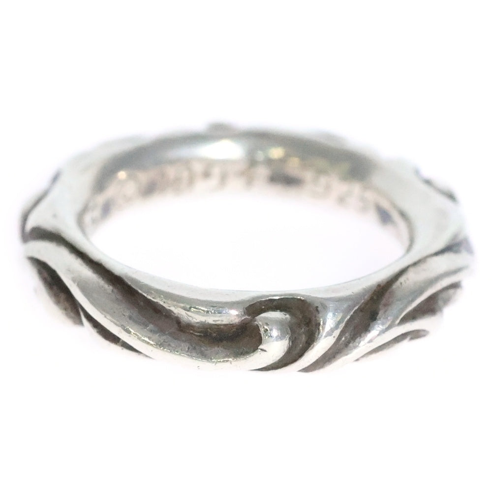 CHROME HEARTS(クロムハーツ) SCRL BAND スクロールバンド リング シルバー BCA351
