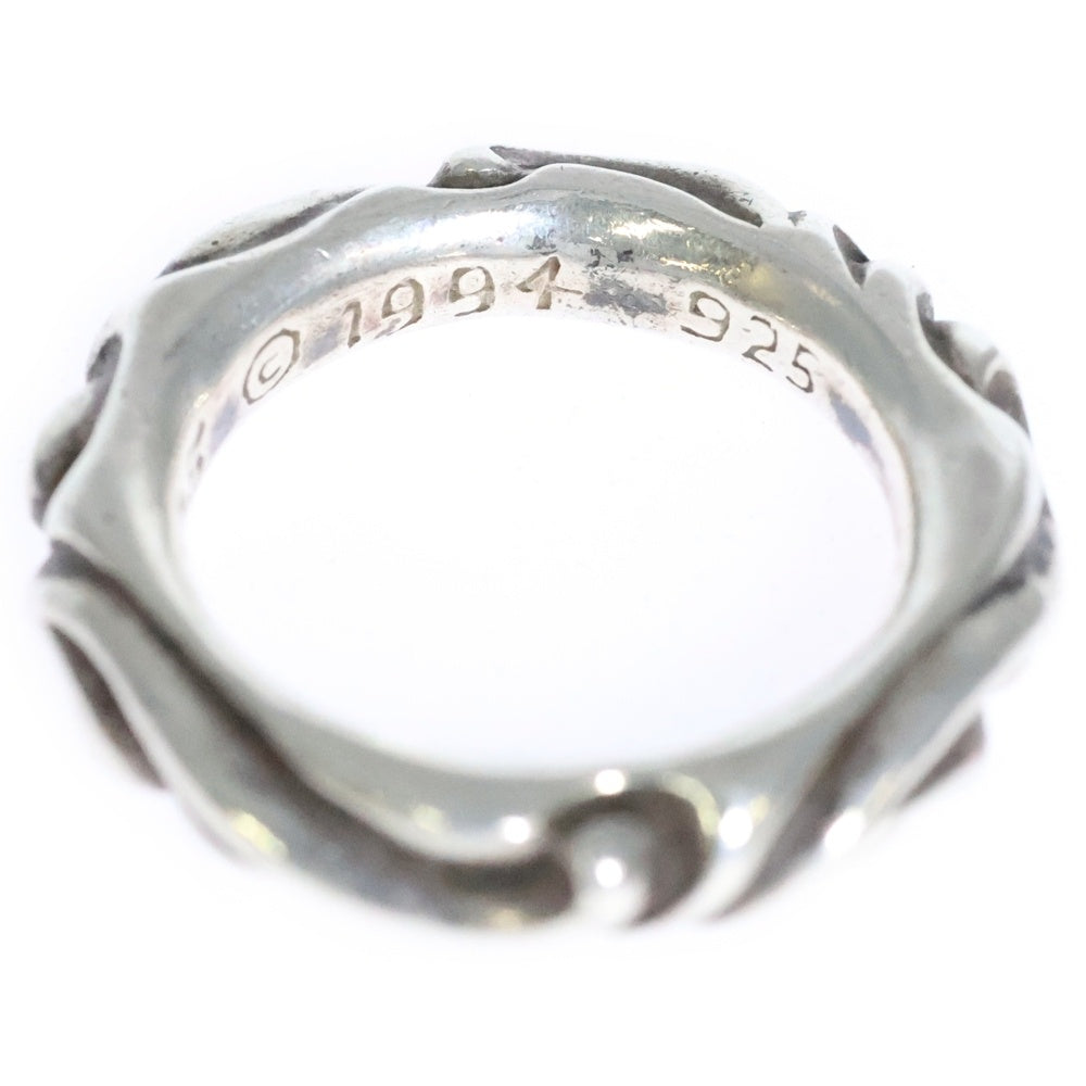 CHROME HEARTS(クロムハーツ) SCRL BAND スクロールバンド リング シルバー BCA351